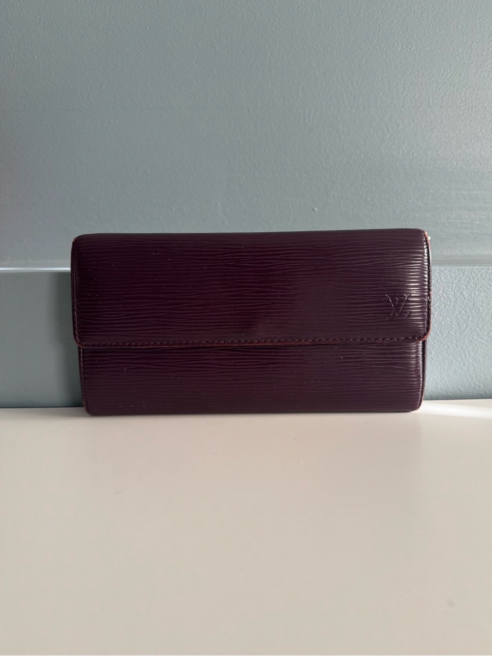 Louis Vuitton Epi Leather Long Wallet - Deep Plum